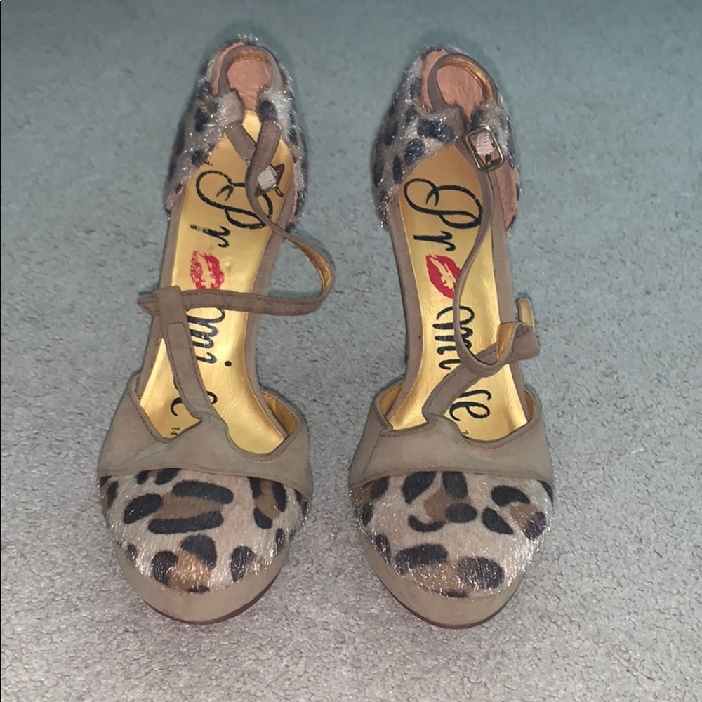 Cheetah print high heels